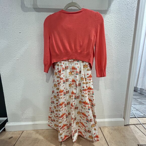 The Dress Shop Her Universe Disney Dress Shop Main Street Usa Dress W/ Cardigan - Picture 4 of 5